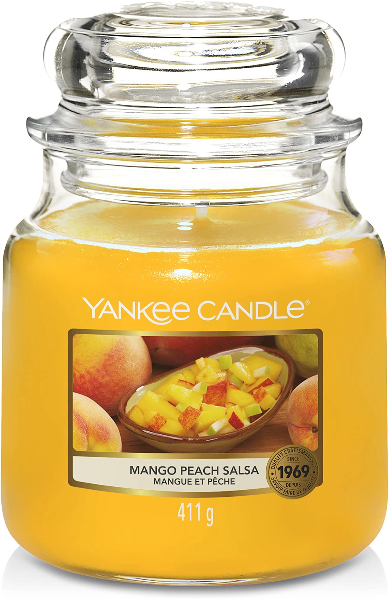 Yankee Candle Scented Candle Mango Peach Salsa Small Jar Candle