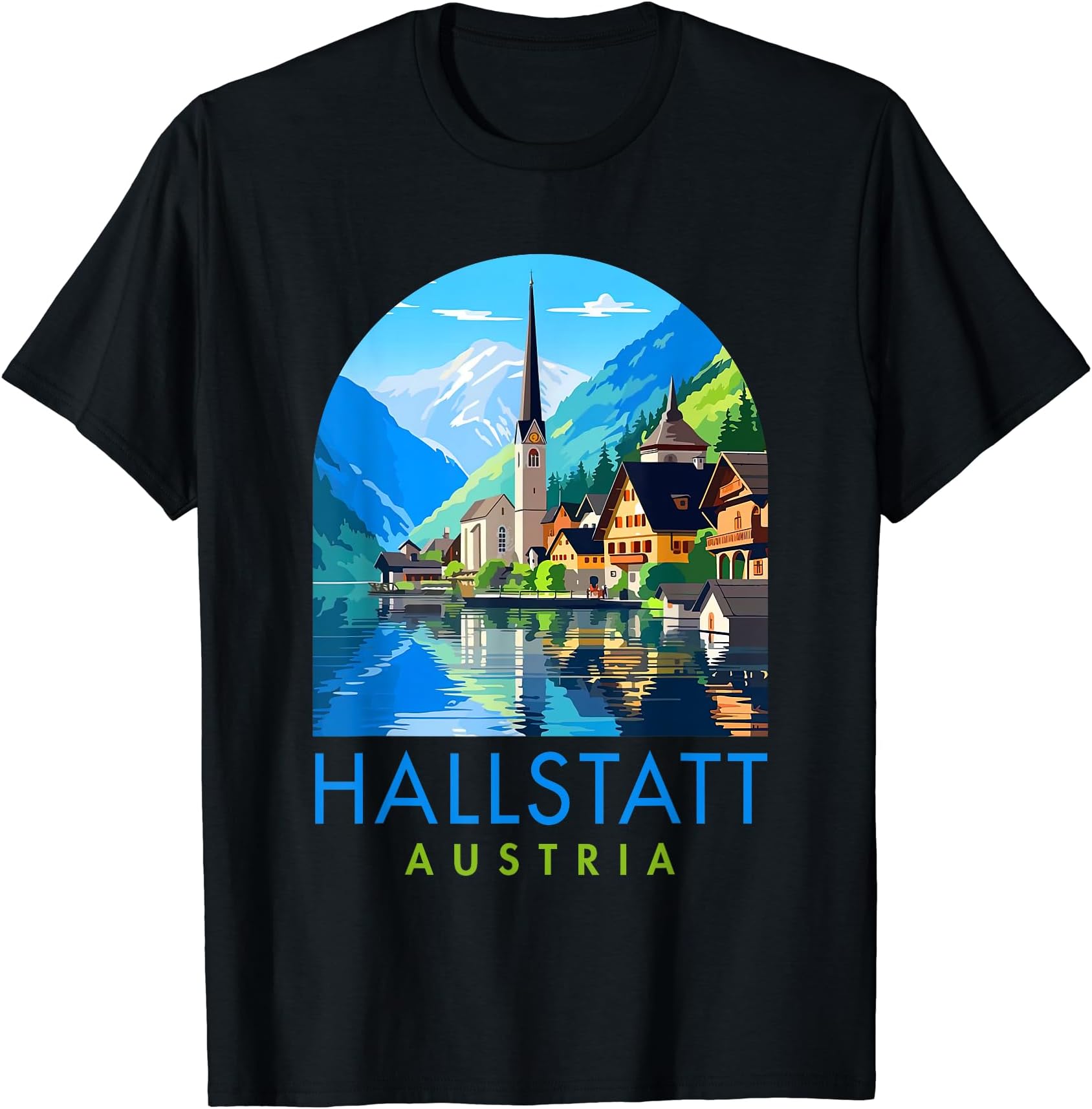 Hallstatt Travel Lover Vacation Souvenir Hallstatt Austria T-Shirt