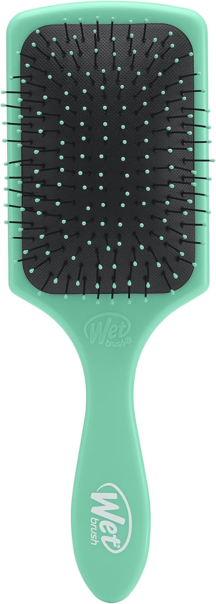 Paddle Detangler Hair Brush, Amazon Exclusive Aqua, Ultra-Soft IntelliFlex Bristles with AquaVent Design, Great For Treatment & Mask Application, Women, Men, Wet, Dry and Damaged Hair