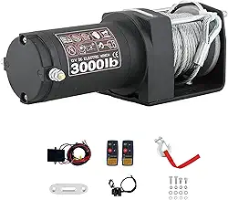 Guincho para reboque ATV/UTV Off Road com suporte de montagem remoto sem fio IP67