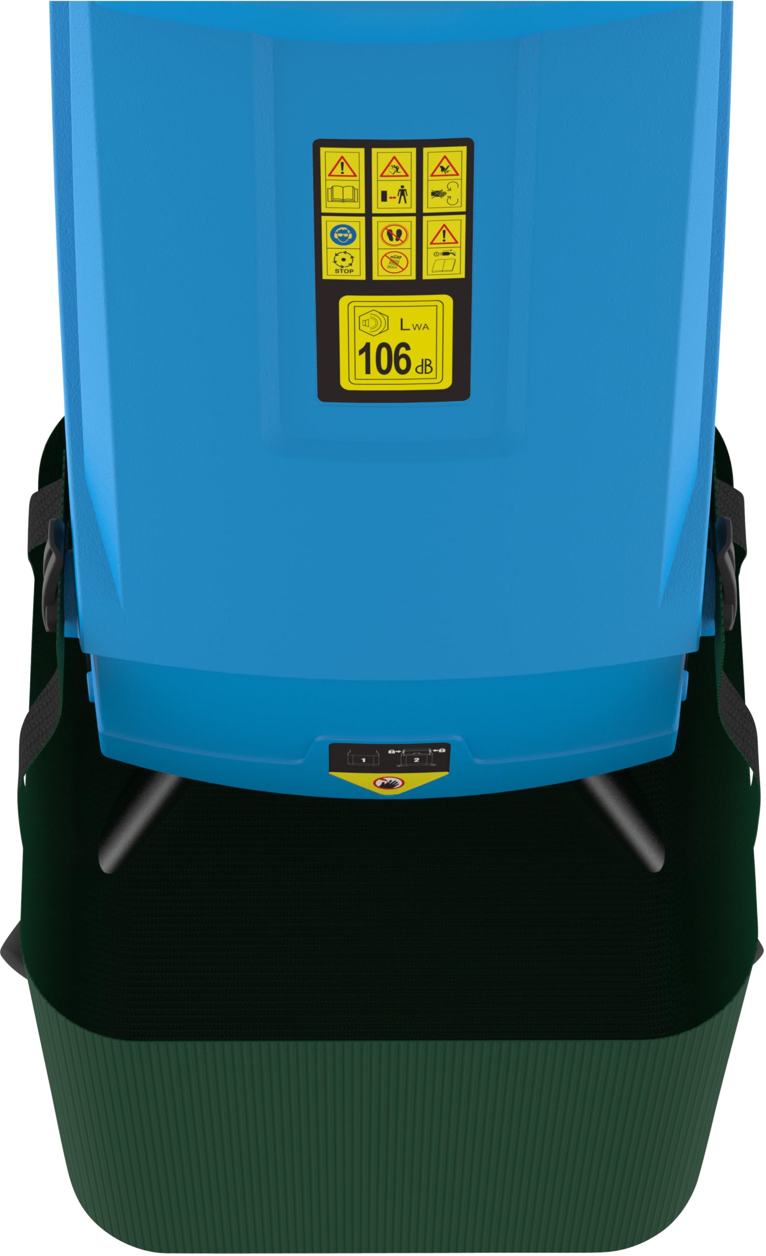 Güde Gartenhäcksler GH 2501 2500 W Messertechnik Selbsteinzug max. Astdicke 45 mm inkl. Fangsack 45 L