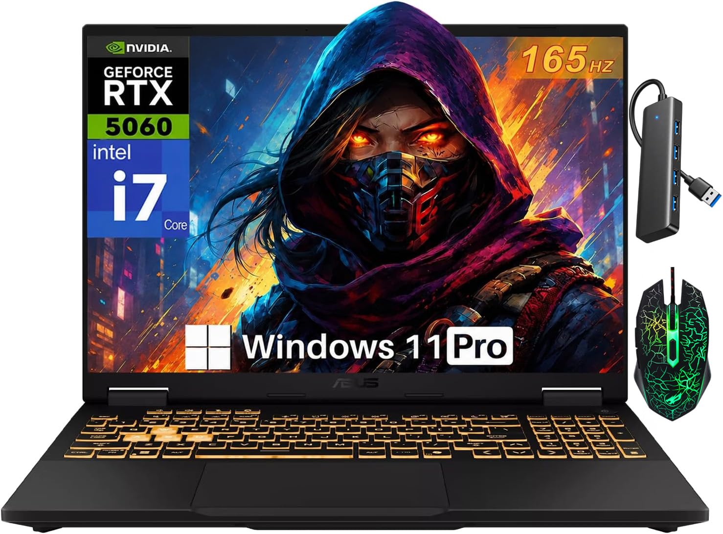 ASUS TUF F16 Gaming Laptop, i7-14650HX, RTX 5060, 32GB RAM, 1TB SSD