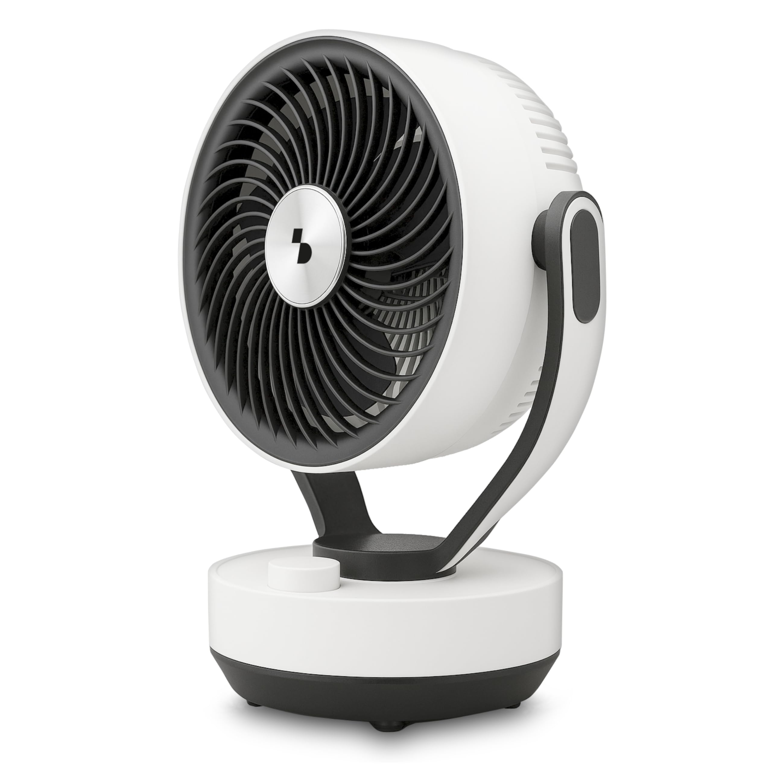 BEPER P206VEN261 Circolatore d’Aria da Tavolo con Diffusore Aromi, Ventilatore Compatto 2 Velocità, Oscillante 60°, Inclinazione 90°, con Porta Oli Essenziali, 50W