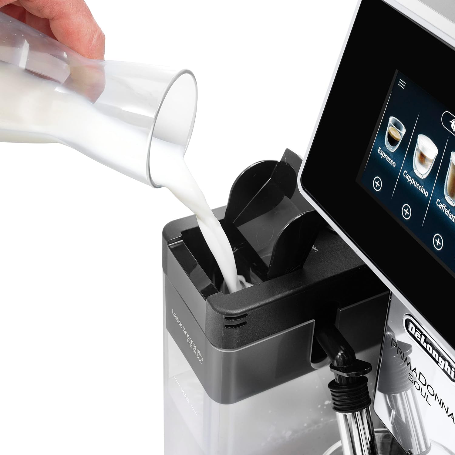 DeLonghi ECAM612.55.SB PrimaDonna Soul Macchina Automatica per Caffè in Chicchi DLSC500 ECODECALK Decalcificante Macchine Caffè Ecologico DeLonghi ECAM612.55.SB PrimaDonna Soul Macchina Automatica per Caffè in Chicchi DLSC500 ECODECALK Decalcificante Macchine Caffè Ecologico