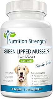 Green Lipped Mussels for Dogs for Joint Support & Inflammatory Relief, Promote Normal Mobility