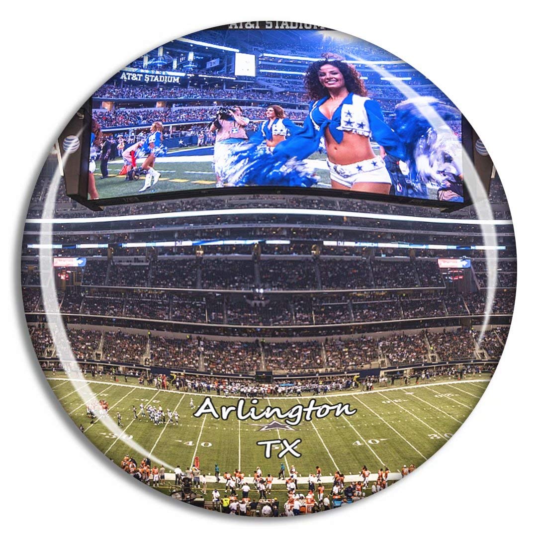 Fridge Magnet Arlington AT and T Stadium Texas USA TX Travel Souvenir Collection for Gift Home Decoration Office Whiteboard