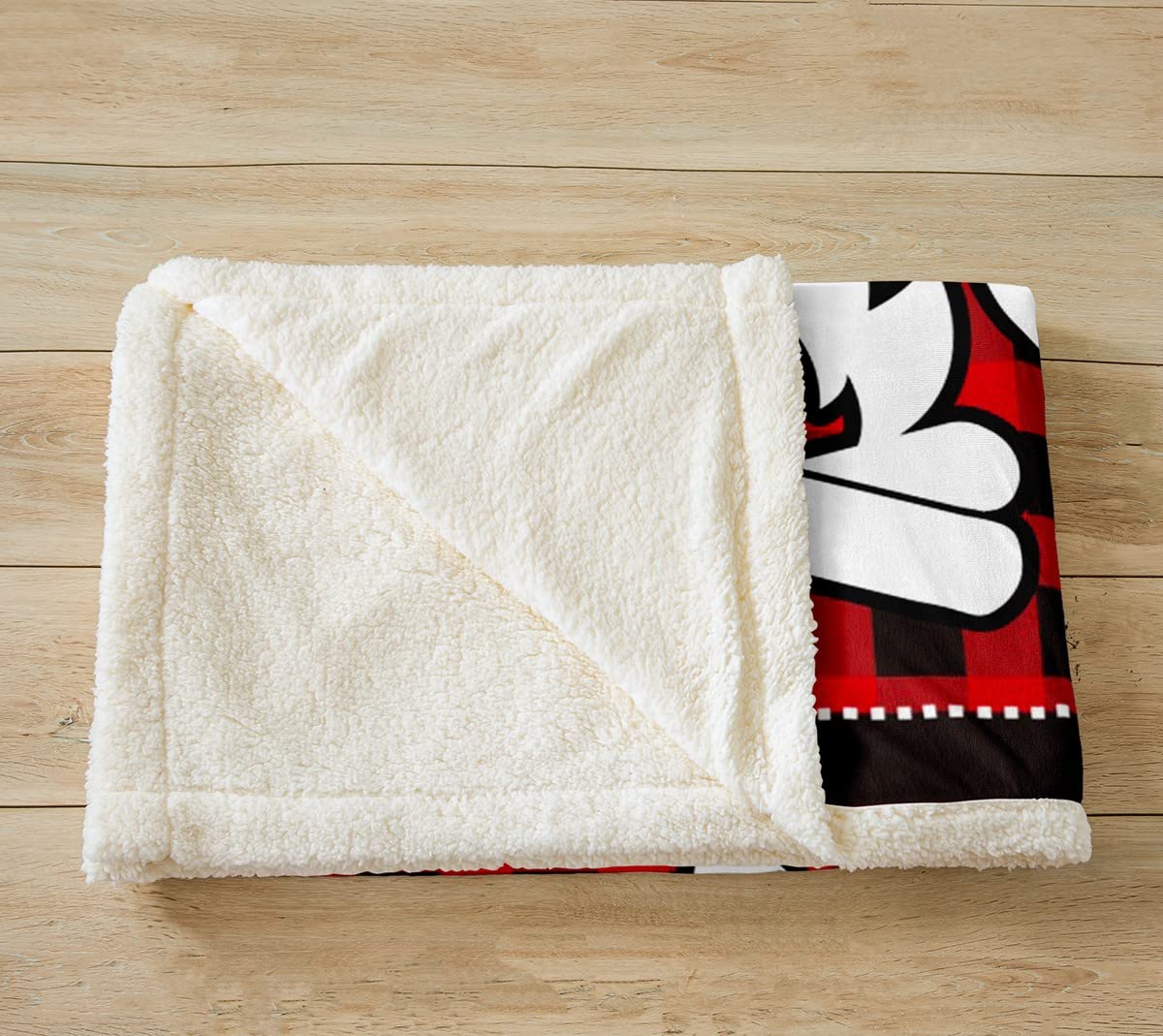 Coperta in pile da campeggio Sherpa per bambini, ragazzi, ragazze, camper, auto da viaggio, albero falò, bianco, rosso, nero, coperta sfocata per divano letto, queen 200 x 200 cm
