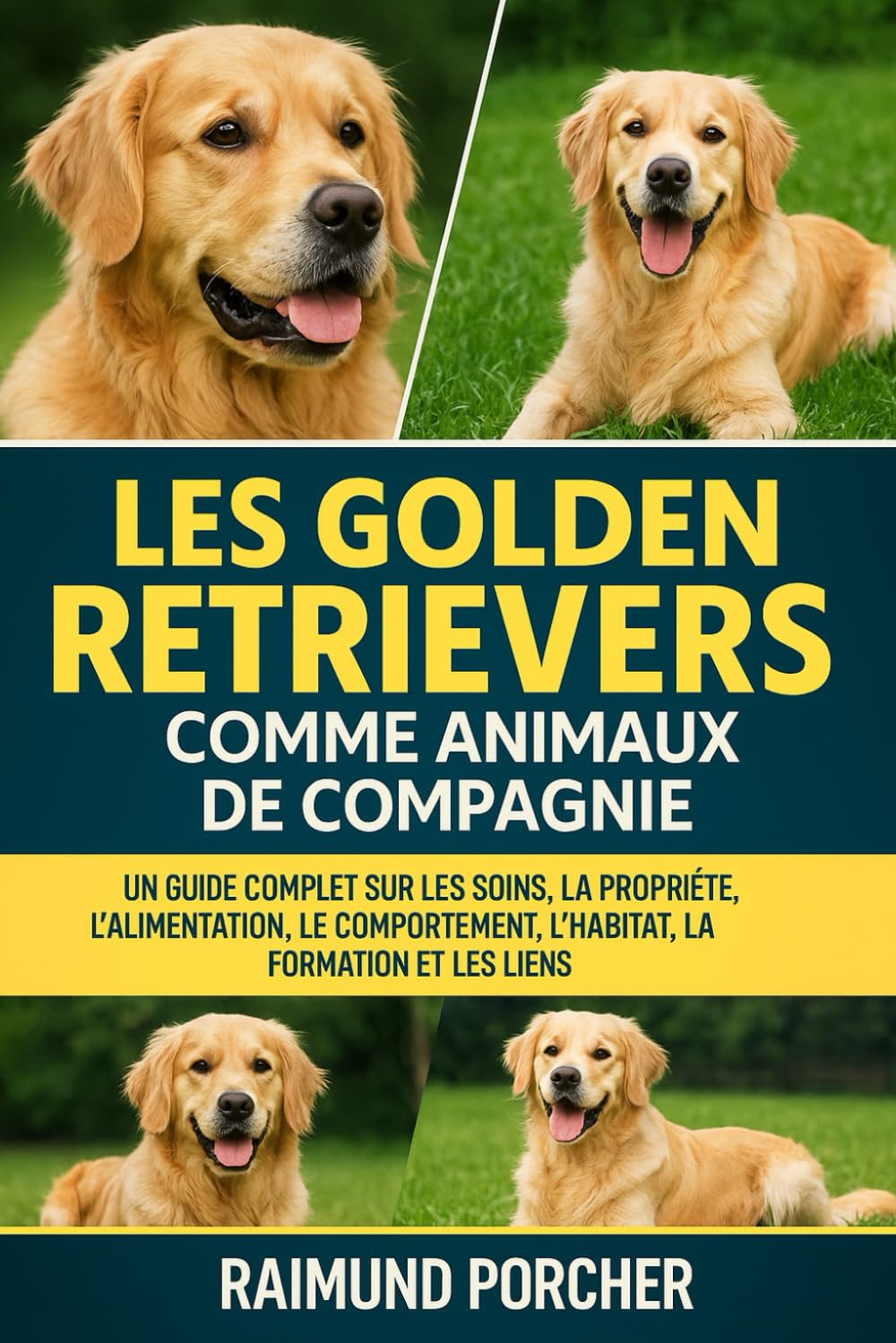 LES GOLDEN RETRIEVERS COMME ANIMAUX DE COMPAGNIE: UN GUIDE COMPLET SUR LES SOINS, LA PROPRIÉTÉ, L'ALIMENTATION, LE COMPORTEMENT, L'HABITAT, LA FORMATION ET LES LIENS