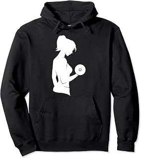 Cool Dumbbell Training Fitness Workout Muscle Pullover Hoodie