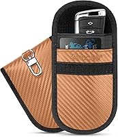 Vista 10 de TICONN Faraday - Bolsa para llavero, protector de jaula Faraday de 3.5 x 5.0 pulgadas, bloqueo de señal RFID para automóvil, bolsa antirrobo