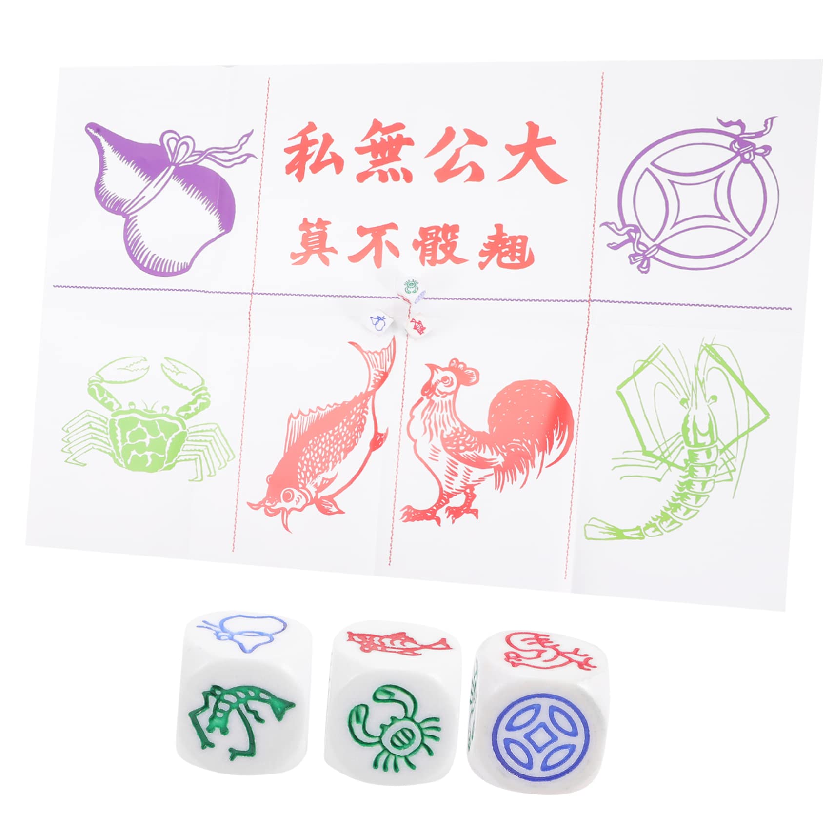 Abaodam 4 Set forniture per giochi di dadi arredamento a dadi gioco di da tavolo unici classici hi creativi hi da tavola del o di ruolo retrò plastica