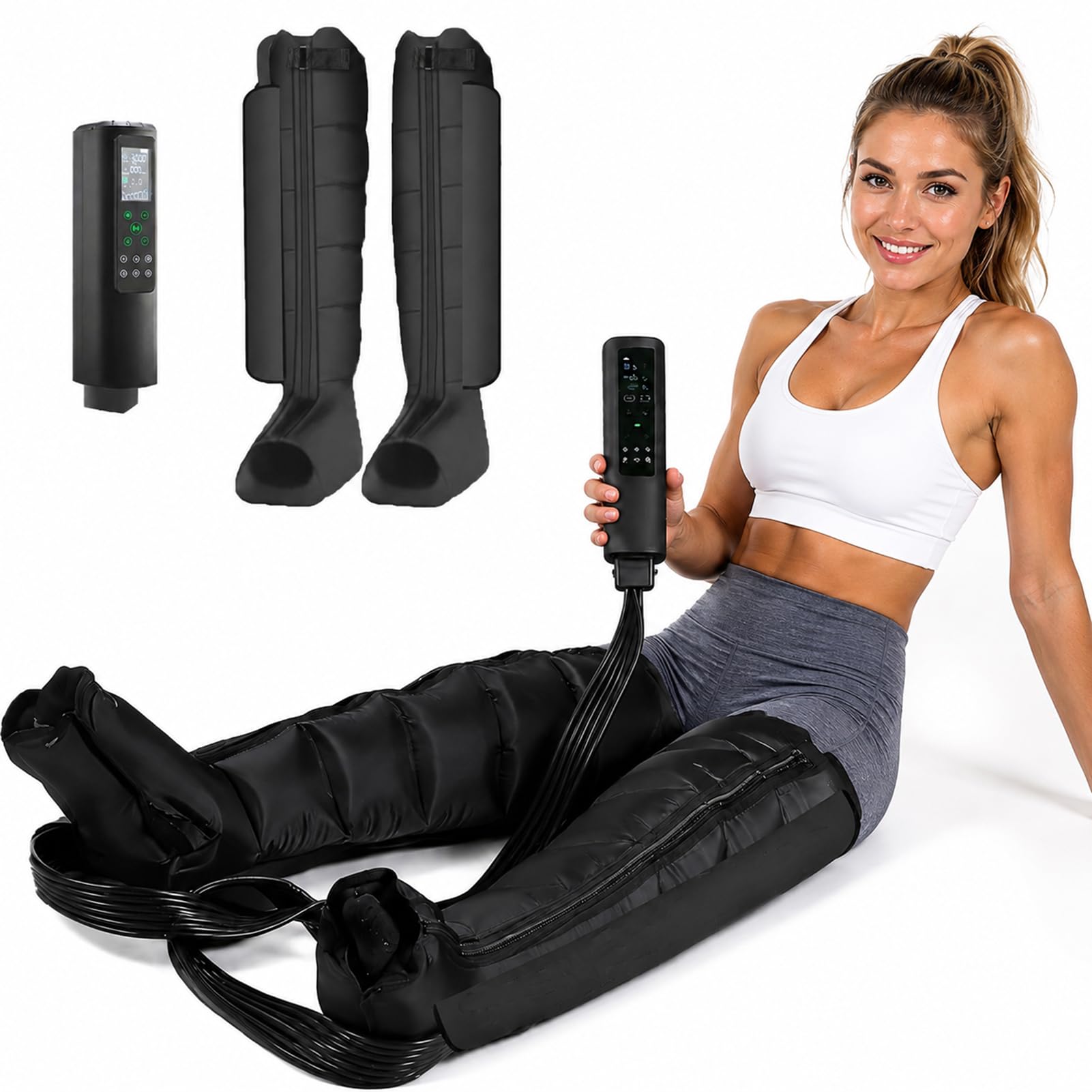 Masajeador de Piernas Profesional, Botas Presoterapia Piernas