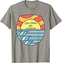 Logan Martin Lake Alabama AL Sunset Souvenir T-Shirt