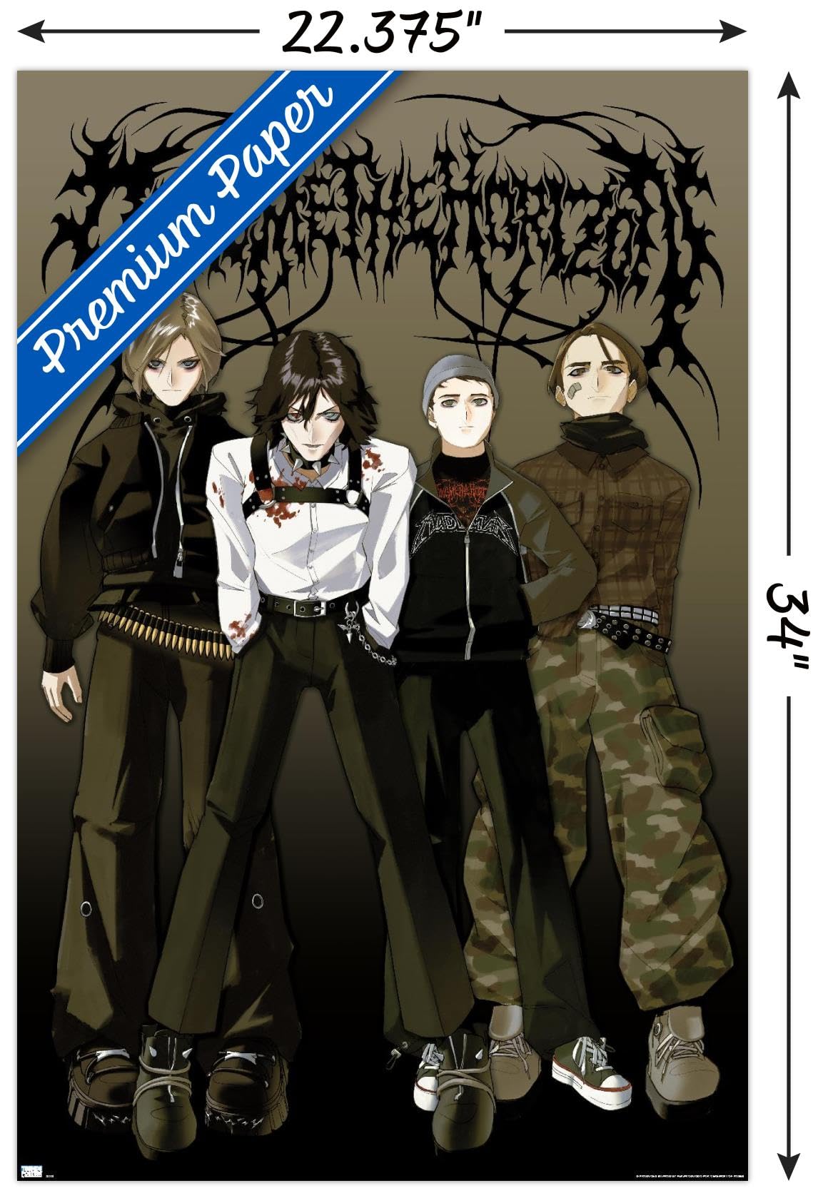 Bring Me the Horizon ポスター Amazon.com: Bring Me The Horizon - Anime Wall Poster, 34L