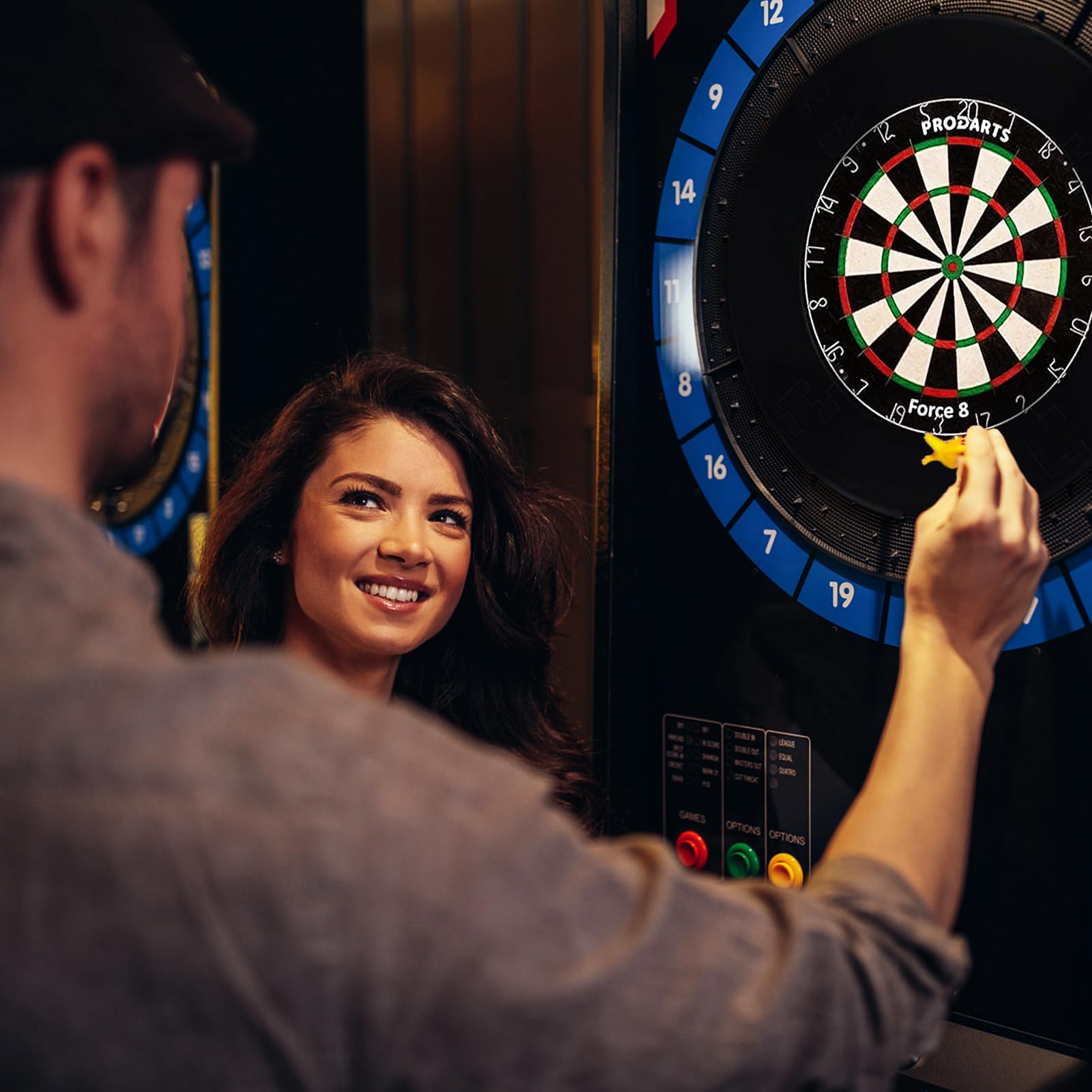 Dart Board Surround Ring, EVA Dartboard Surround Jigsaw Ring Design Darts Board Wall Protector Darts Rings Splicing for Dart Lovers - Image 2