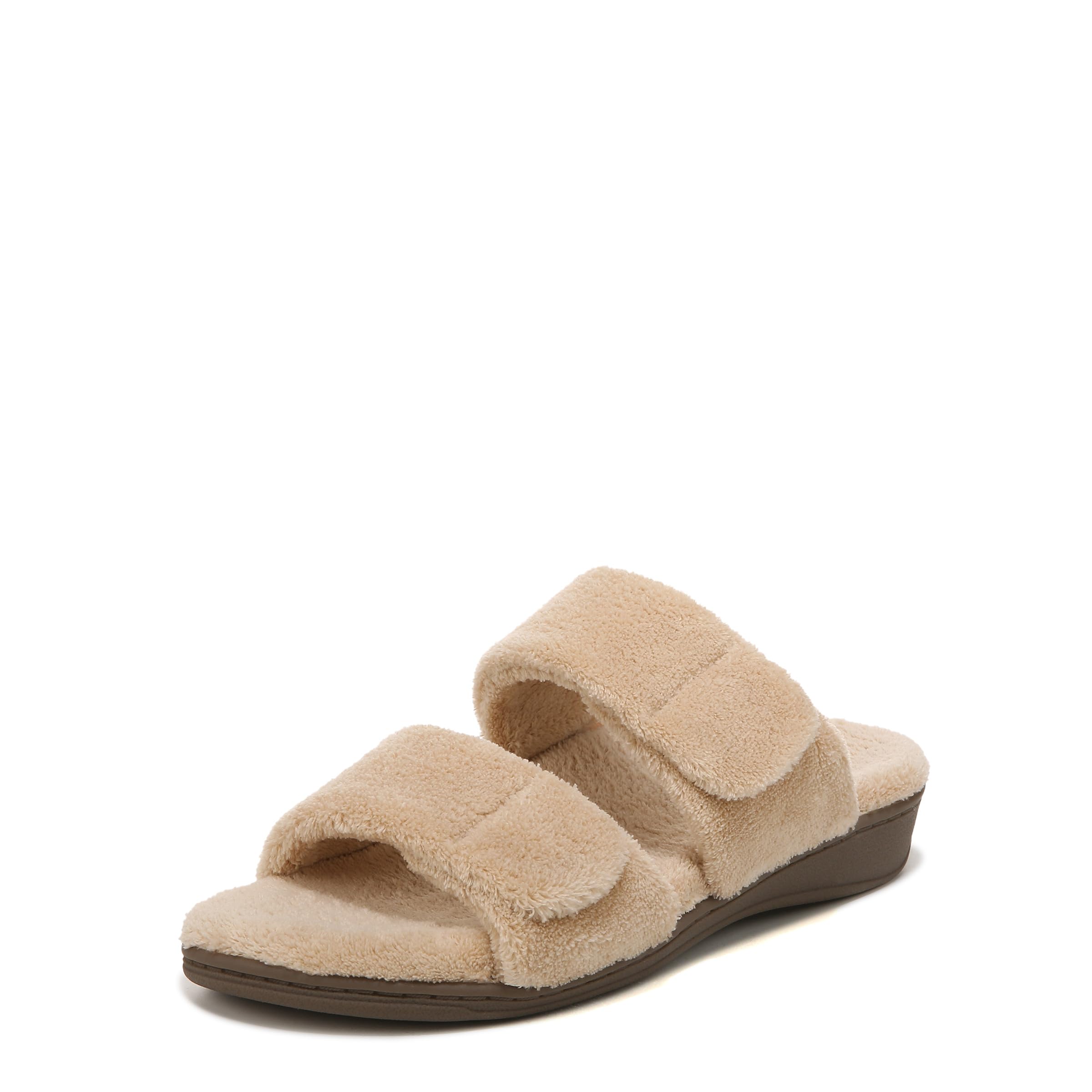Vionic Women's Indulge Dessie Slipper -Comfortable Spa Slippers That Include a Built-in Concealed Orthotic that helps Correct Pronation and Alleviate