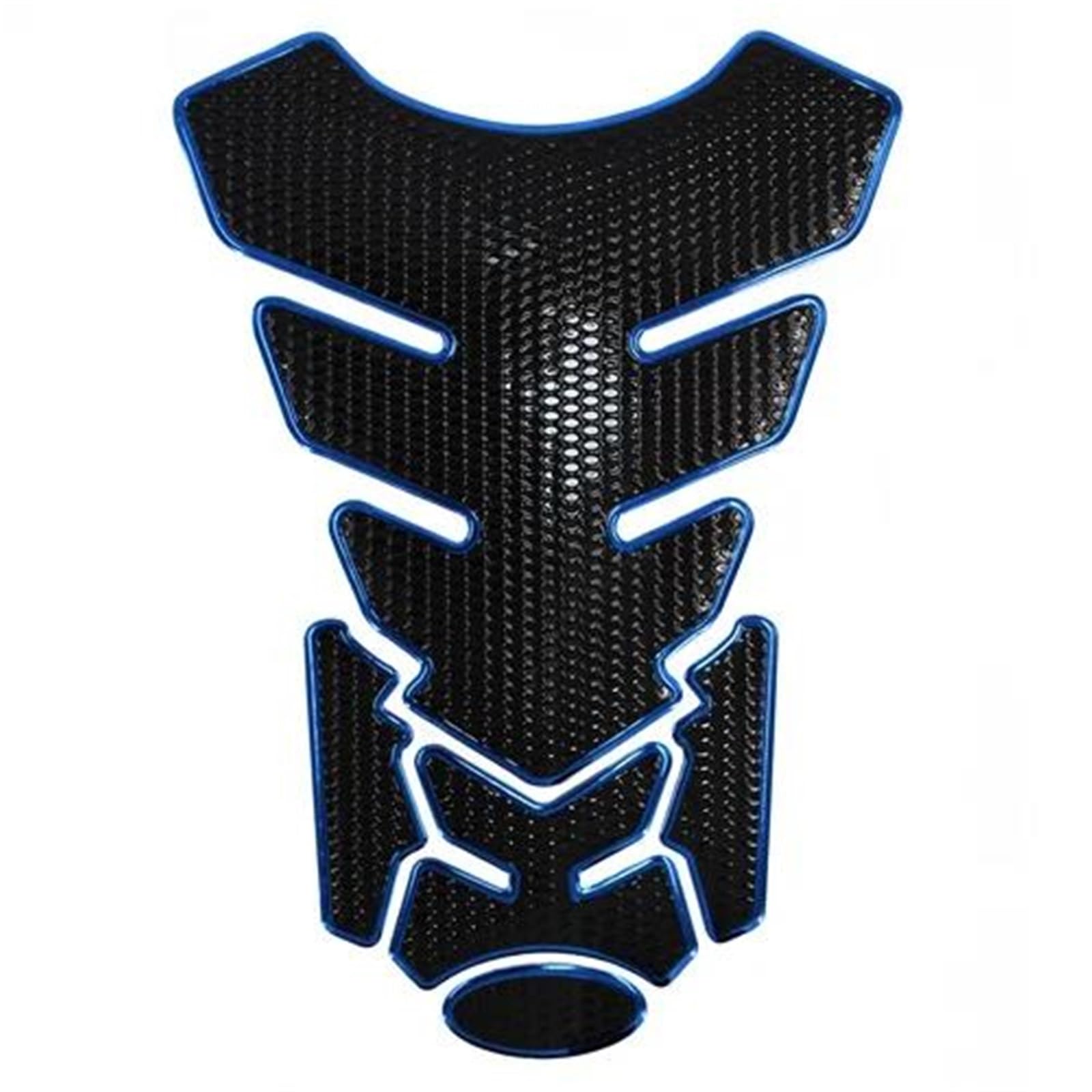 Motorcycle Accessories Tank Pad Protector Decals Gas Fuel Rubber Sticker for Suzuki for Bandit 600(Blu)