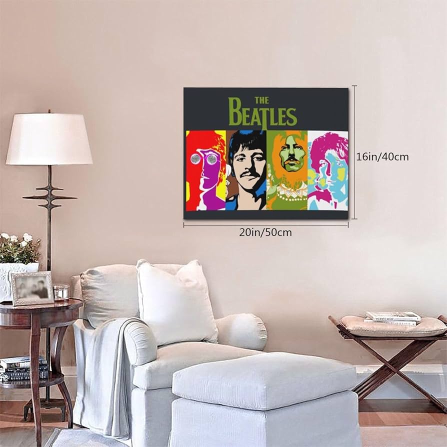 Amazon.co.jp: ポスター The Beatles ビートルズ 絵画 アート