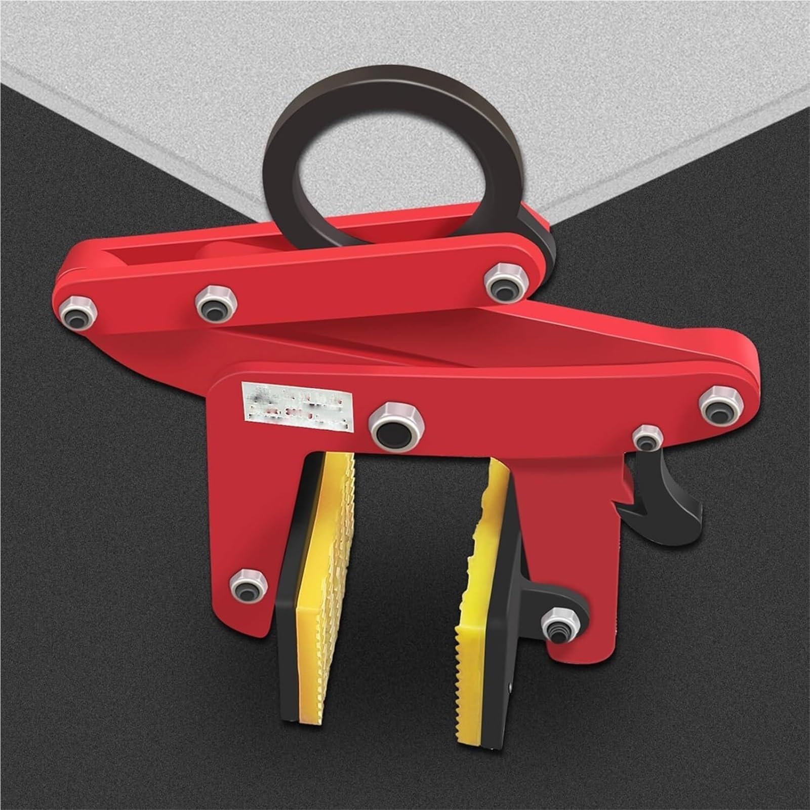 Psmpengamz One Color Paving Slab Lifter Opening Paver Heavy Duty Stone Chain Clamp Lifting Clamp, Vertical Loading Slab Lifter(Small)