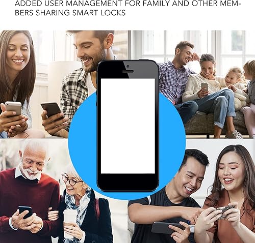 Miniatura 8 de Cerradura de puerta de entrada sin llave Cerradura de huella digital Cerradura de cerrojo de seguridad Control remoto Cerradura eléctrica WiFi para