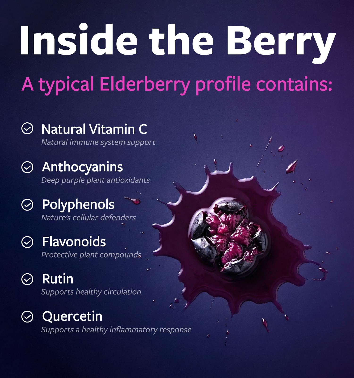 USDA Organic Elderberry Capsules - 500mg 10:1 Sambucus Black Elderberry Extract Per 1 Capsule Serving for Daily & Seasonal Wellness & Immune Support - Vegan Non-GMO & Lab Verified (4 Month Supply) — Amazon image 4