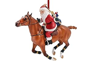 Breyer Horses 2023 Holiday Collection: Polo Playing Santa Ornament