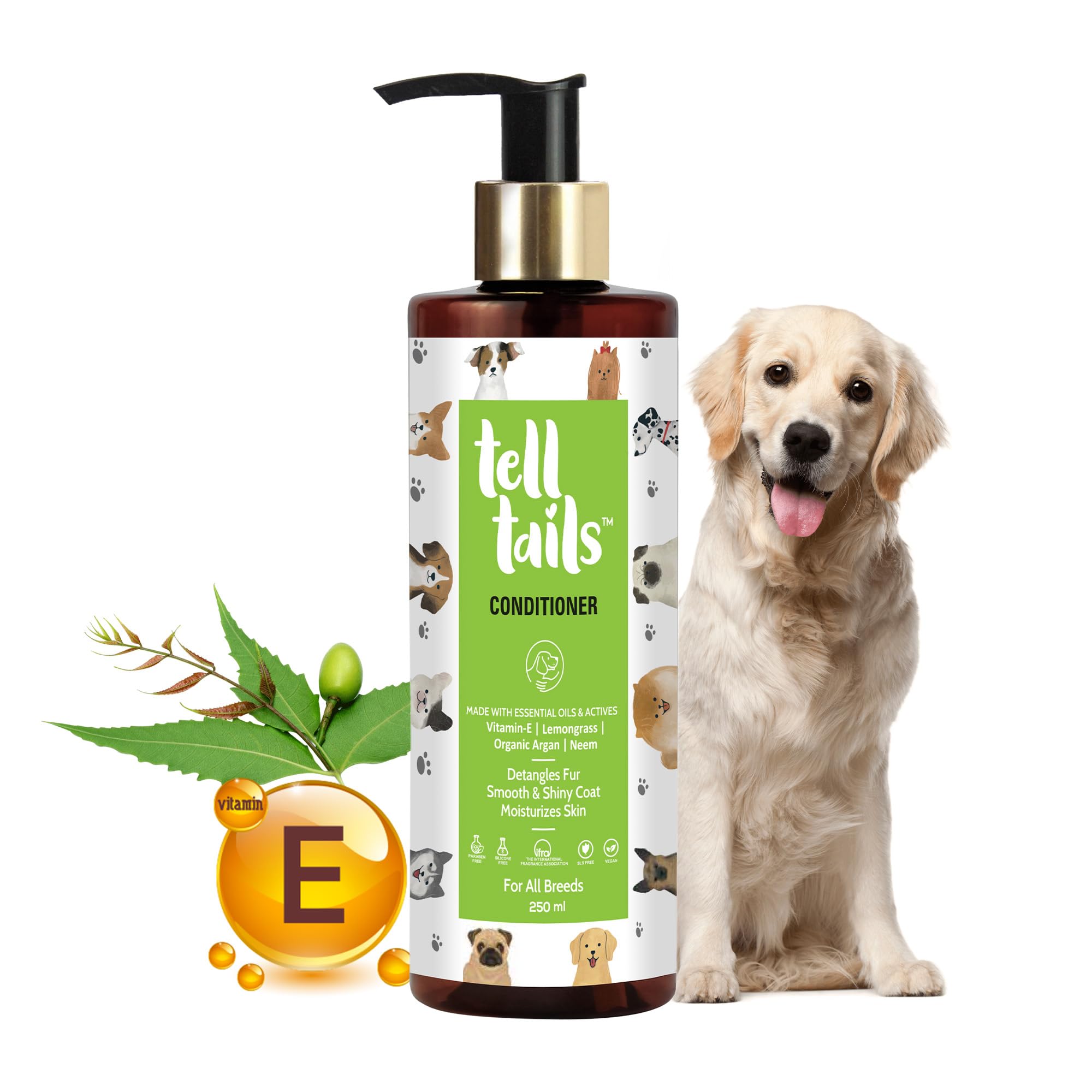 See full amazon price history chart for TELLTAILS Natural Dog Conditioner with Essential Oil Extracts | for Soft & Shiny Coat | Combats Dryness & Repairs Damaged Coat | Suitable for All Breeds | Vegan & Paraben Free | 250ml TELLTAILS Natural Dog Conditioner with Essential Oil Extracts | for Soft & Shiny Coat | Combats Dryness & Repairs Damaged Coat | Suitable for All Breeds | Vegan & Paraben Free | 250ml (B0D8W1TB6L) Amazon Price History, Amazon Price Tracker
