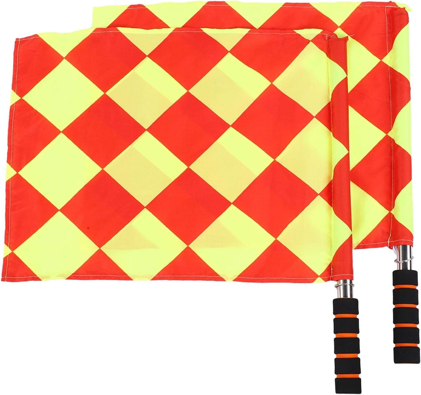 Referee Flag, 2Pcs Soccer Football Waterproof Soccer Referee Flag High