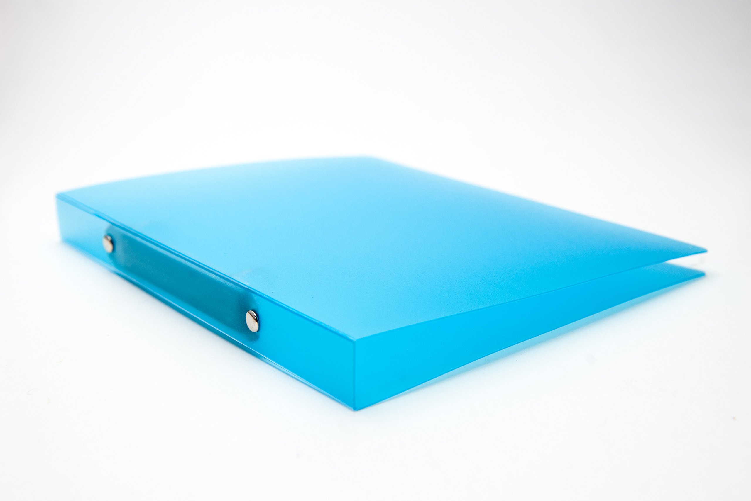 A5 Slim Blue Translucent Ringbinder by Janrax