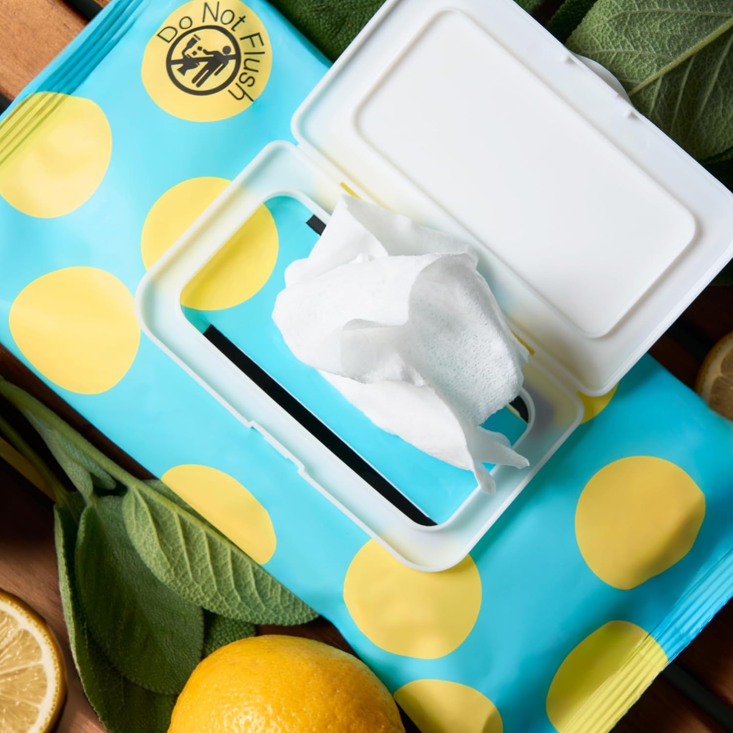 Bliss Post-Workout & Travel Deodorant Wipes – Lemon & Sage, Plant-Based Body Wipes for Sweat & Odor, Aluminum-Free, 30 Count (3-Pack)