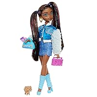 Barbie Dream Besties - Barbie "Brooklyn", bambola snodata alla moda con lunghi capelli neri