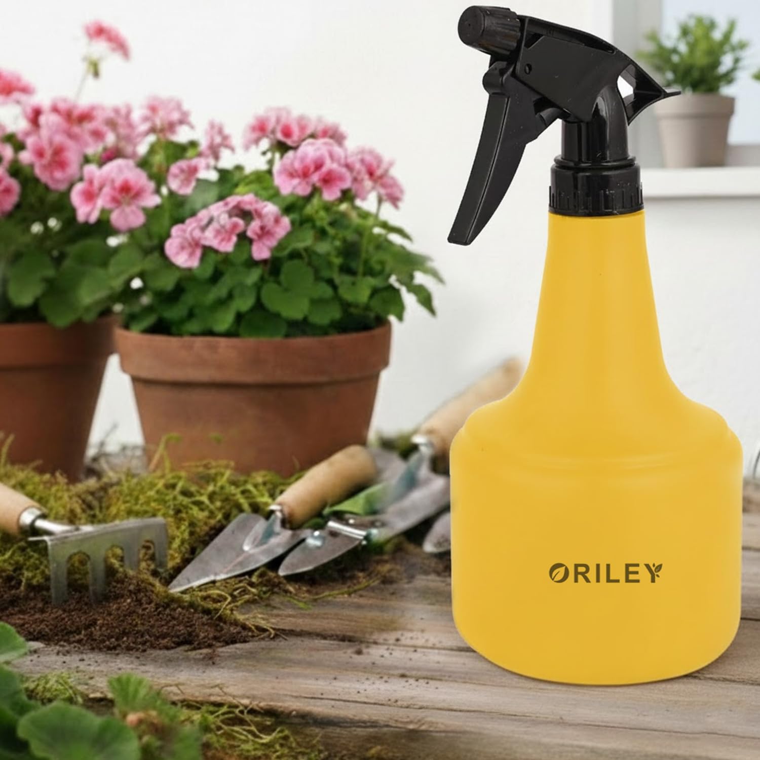 ORILEY Agro 500ml Spray Bottle Multifunctional PVC Watering Sprayer for Cleaning Gardening Fertilising Flowers Plants and Hairstyling Salon (Random Colour Pack of 1)