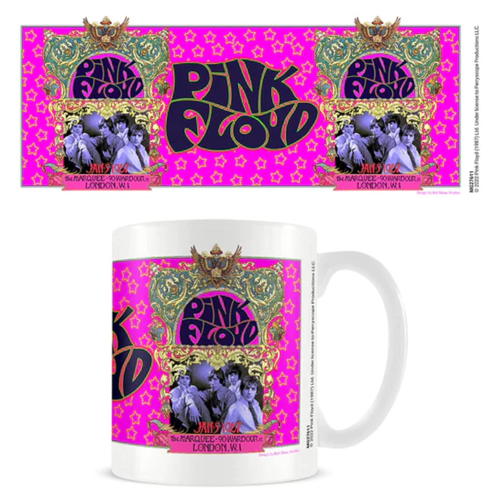 Tazza In Ceramica Pink Floyd The Wall - Martelli - Ufficiale, 325ml, Regalo Musica