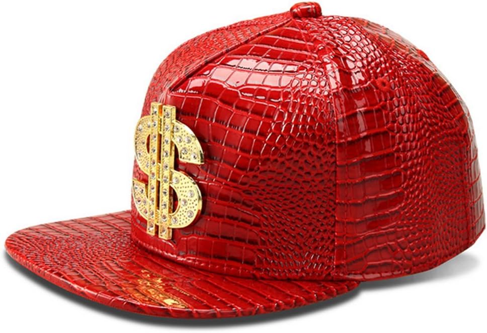 FuZhiBang NYU14 The New Crocodile Baseball caps Alloy Dollar Flat-Brimmed hat Hip-hop hat