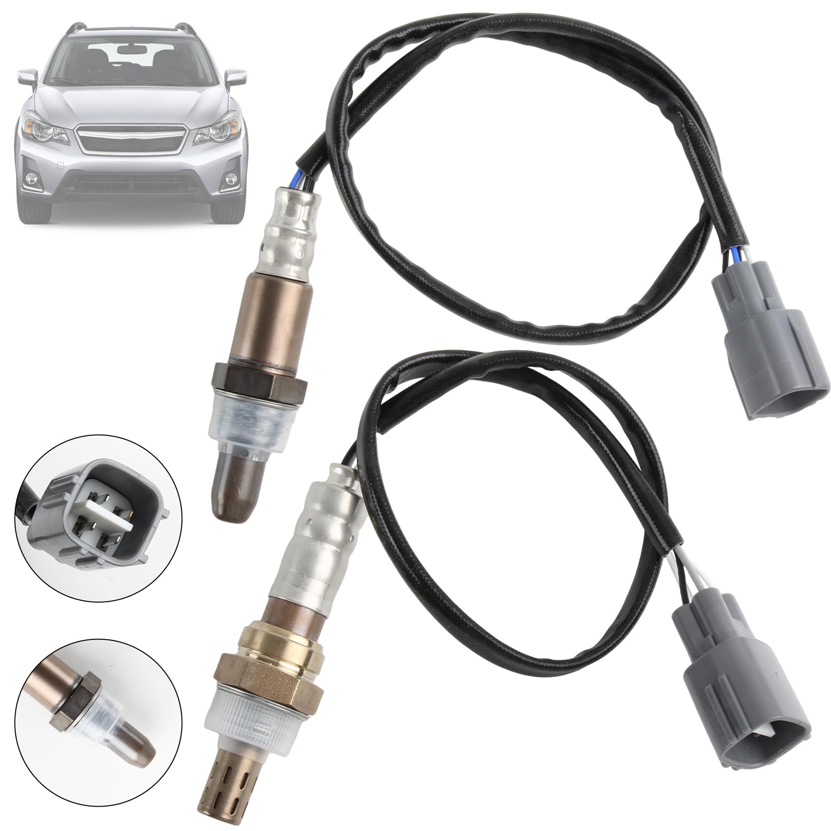 Photo 1 of 2Pcs Upstream and Downstream Oxygen O2 Sensor for Subaru Outback 2013-2019, Forester 2013-2020, Legacy 2013-2019, Impreza 2012-2020, XV Crosstrek 2013-2015, 2.0L 2.5L OE#250-54084 & 250-24487