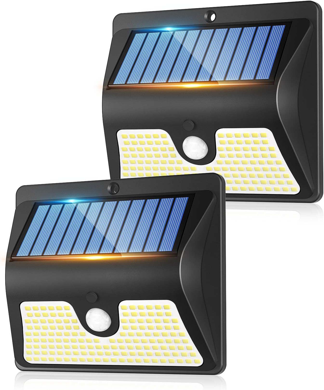 Outdoor Solar Security Lights - 150LEDs Solar Powered Wall Lights with 3 Modes Motion Sensor, Super Bright Outside Solar Lights IP65 Waterproof for Front Door, Yard, Garage, Garden, Fence [Energy Class D]