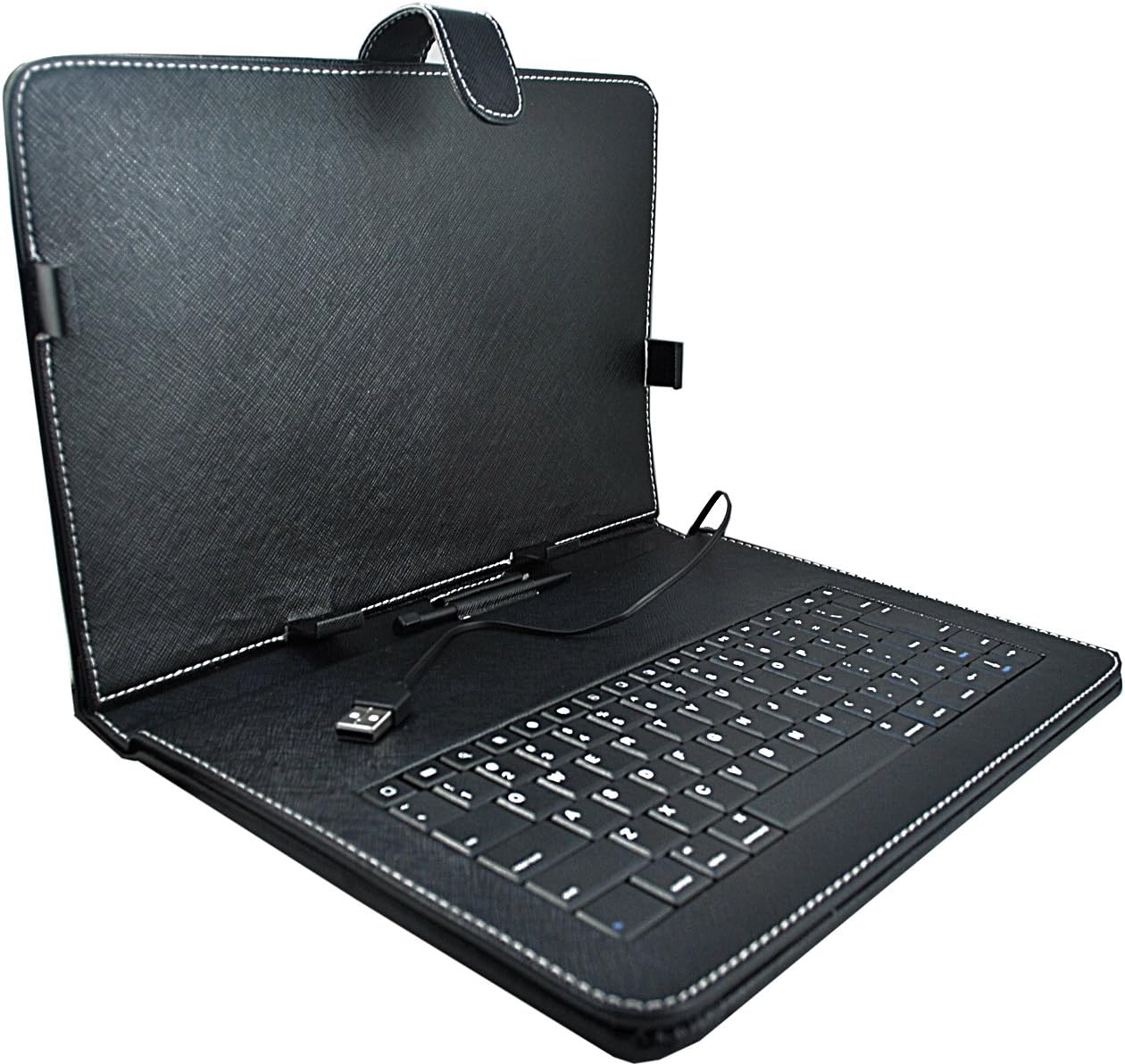 10' Leather Case with Keyboard to Fit Tablet Android Tablet Epad and Apad