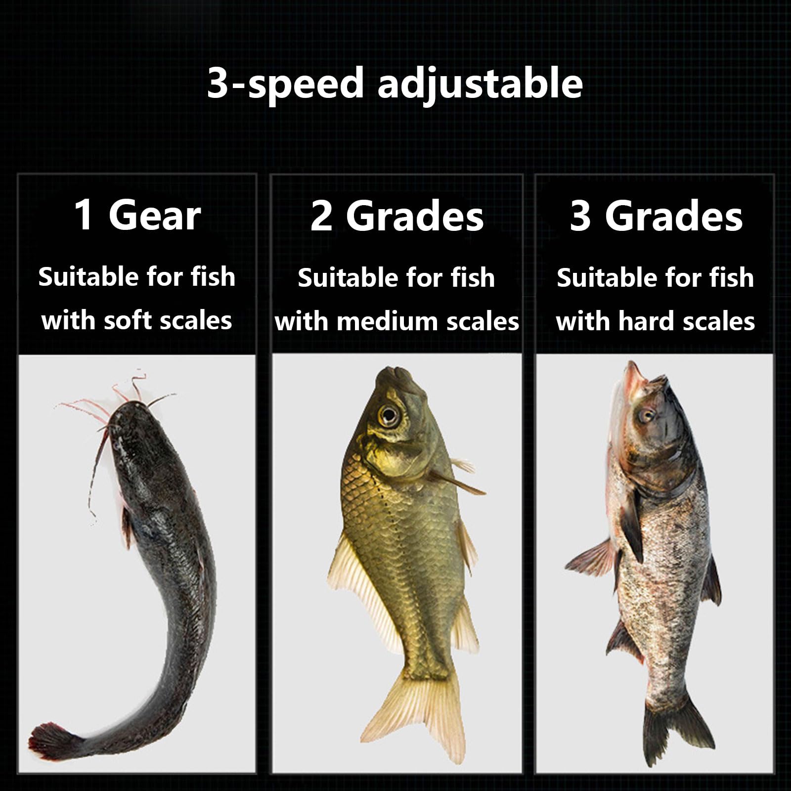 Limpiador De Escamas De Pescado Portátil, Descamador De Pescado Multifuncional, Batería De Iones De Litio De 4000/6000 Mah, Ajuste De 3 Velocidades, Hoja De Acero Inoxidable 304, 8500 Rpm 4000mAh