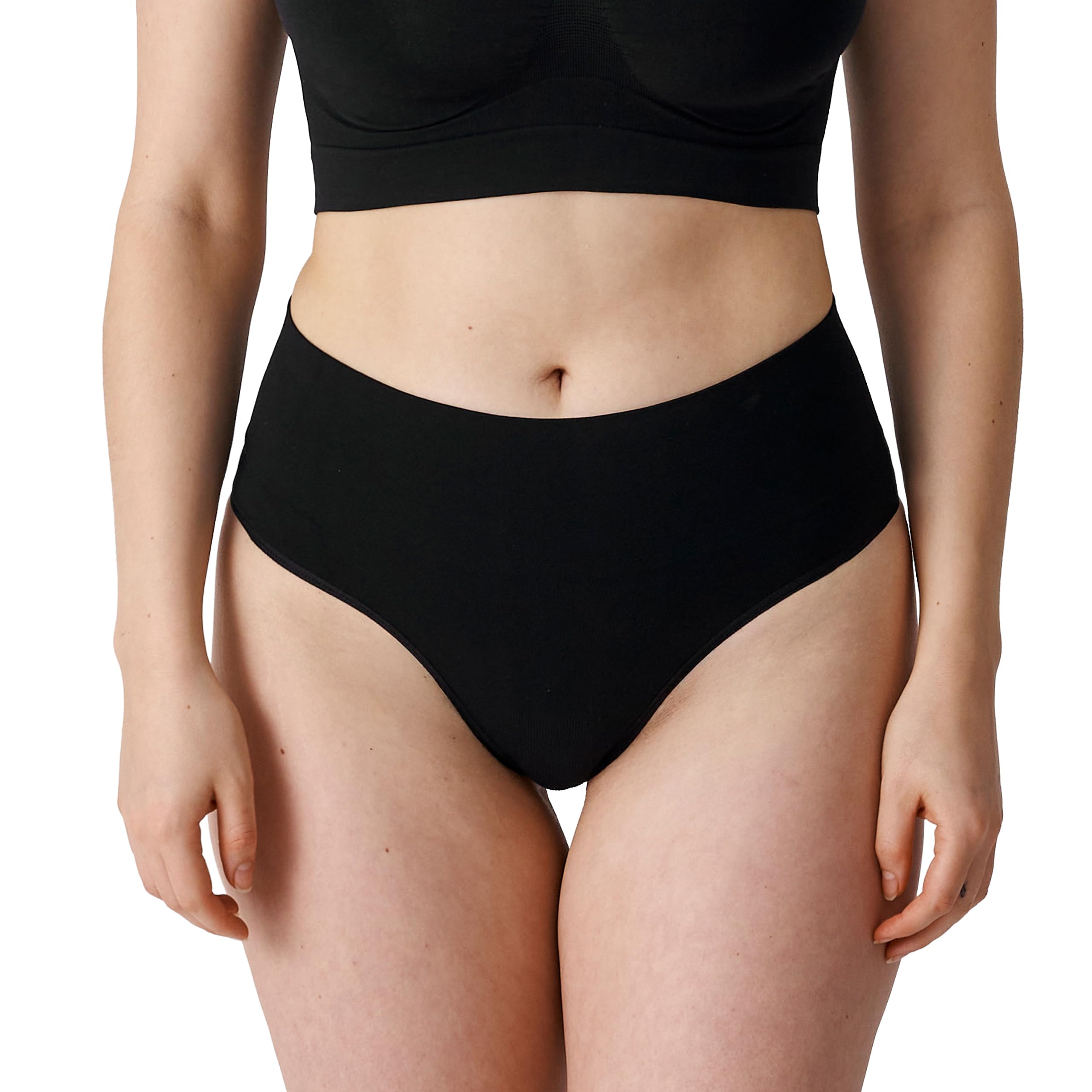Snocks Shaping Tanga - Shapewear Damen mit mittlerer Kompression, atmungsaktiv, elastisch - Gr. S-XXL - Bauchweg Unterhose, Miederhose