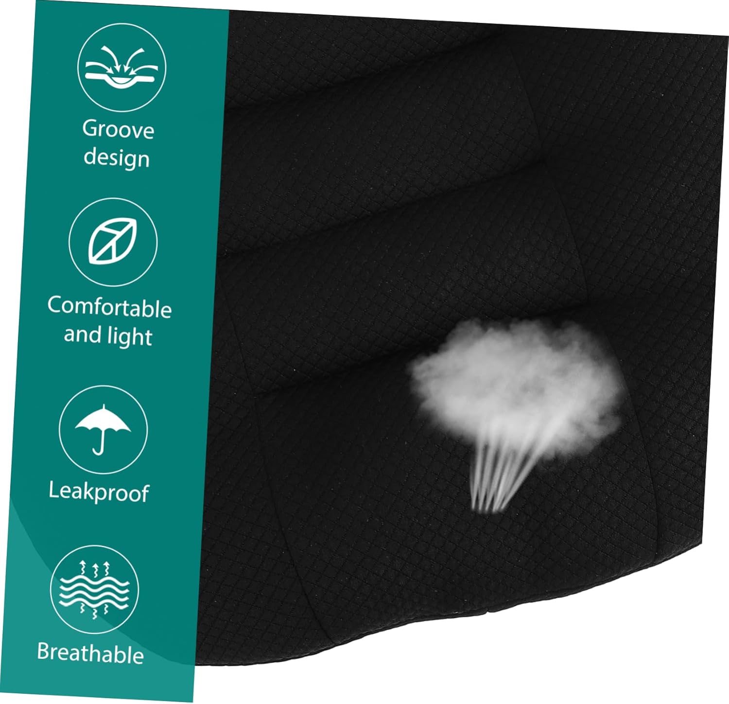 Seat Heightening Cushion Pad for Car Drivers Tailbone Pain Relief Breathable Ergonomic Driving Seat Pillow