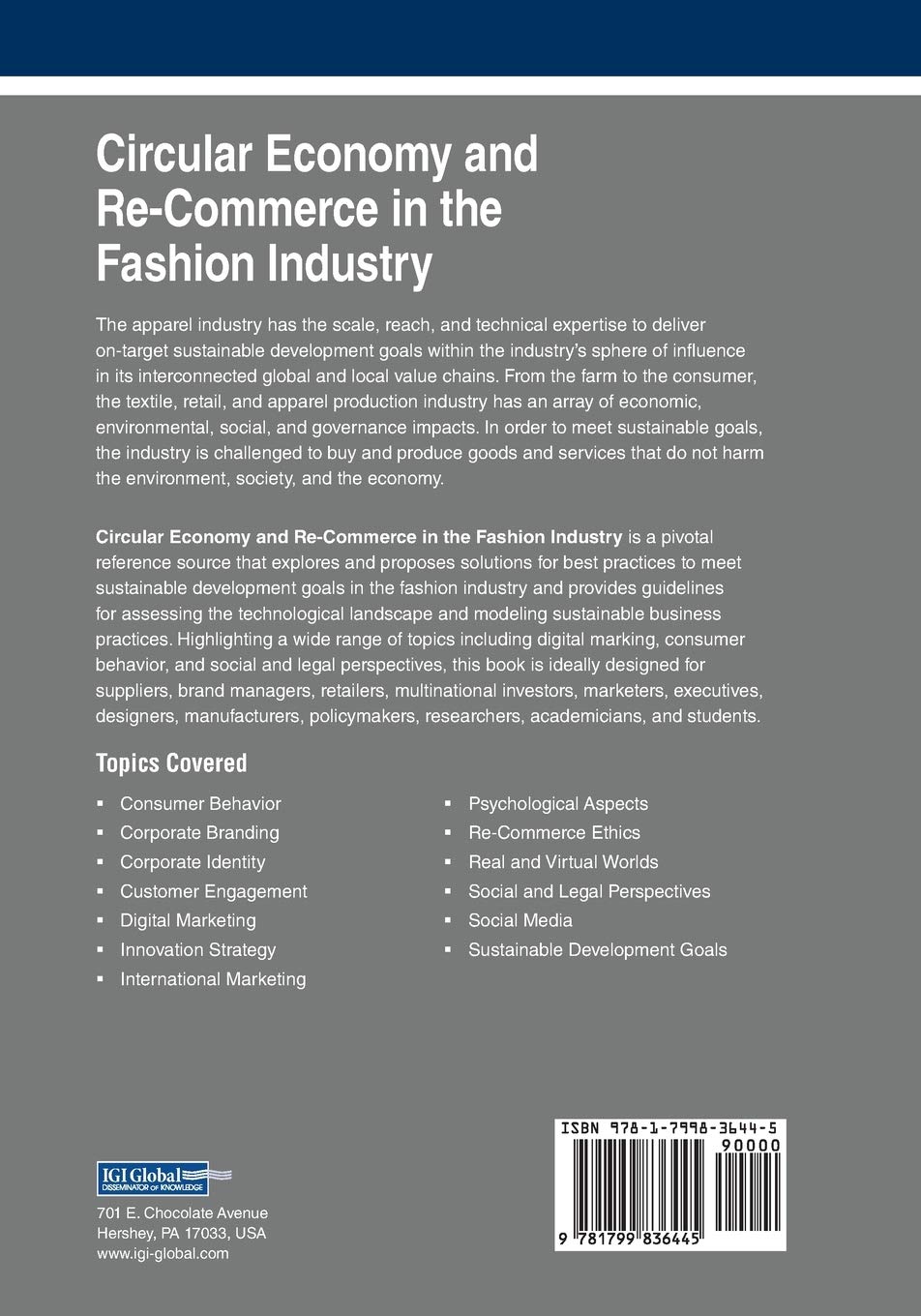 Circular Economy and Re-commerce in the Fashion Industry