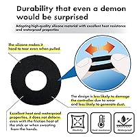 Vista 4 de OniAim Precision Rings Orange Demon AIM Assist Motion Control Accessories for PS5, PS4, Xbox series, PC Gamepads, Switch Pro Controller & Scuf