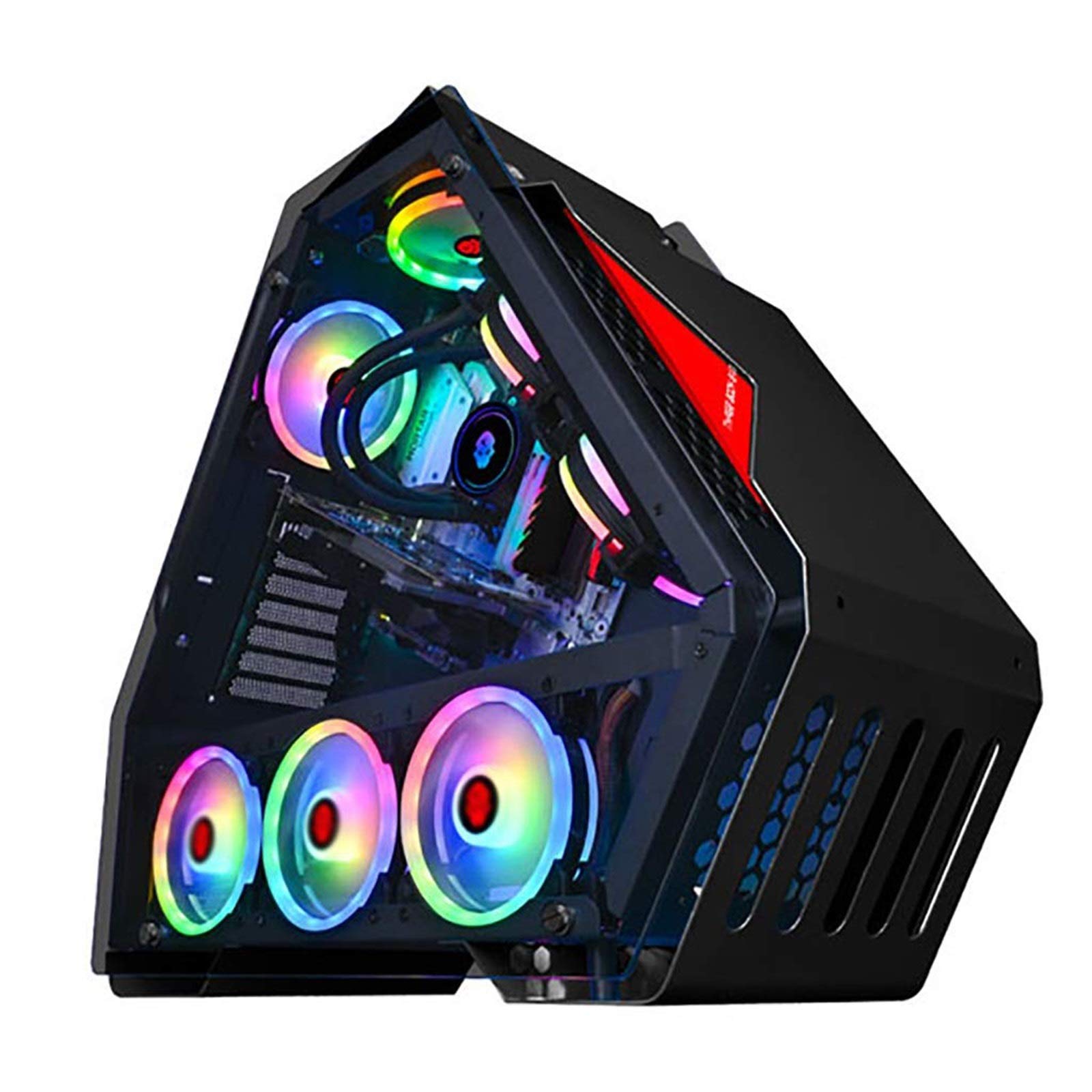 Amazon.com: ZXFF Gaming Case, Mid-Tower ATX/M-ATX/ITX PC Gaming