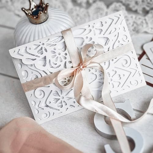 Miniatura 7 de CreGear 25 hojas de cartulina blanca brillante de 8.5 x 11 pulgadas, cartulina gruesa de 92 libras8.82 ozm, papel metálico para hacer tarjetas de