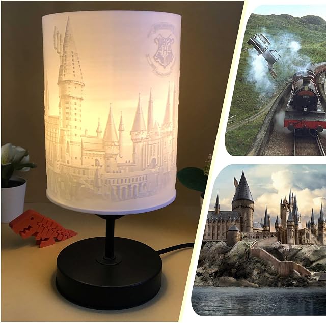 YiMOO Harry Magic Lamp, Table Lamp Birthday Christmas Gifts for Girls Women Boys, Night Light Bedroom Accessories Collectable Merchandise Party Decoration