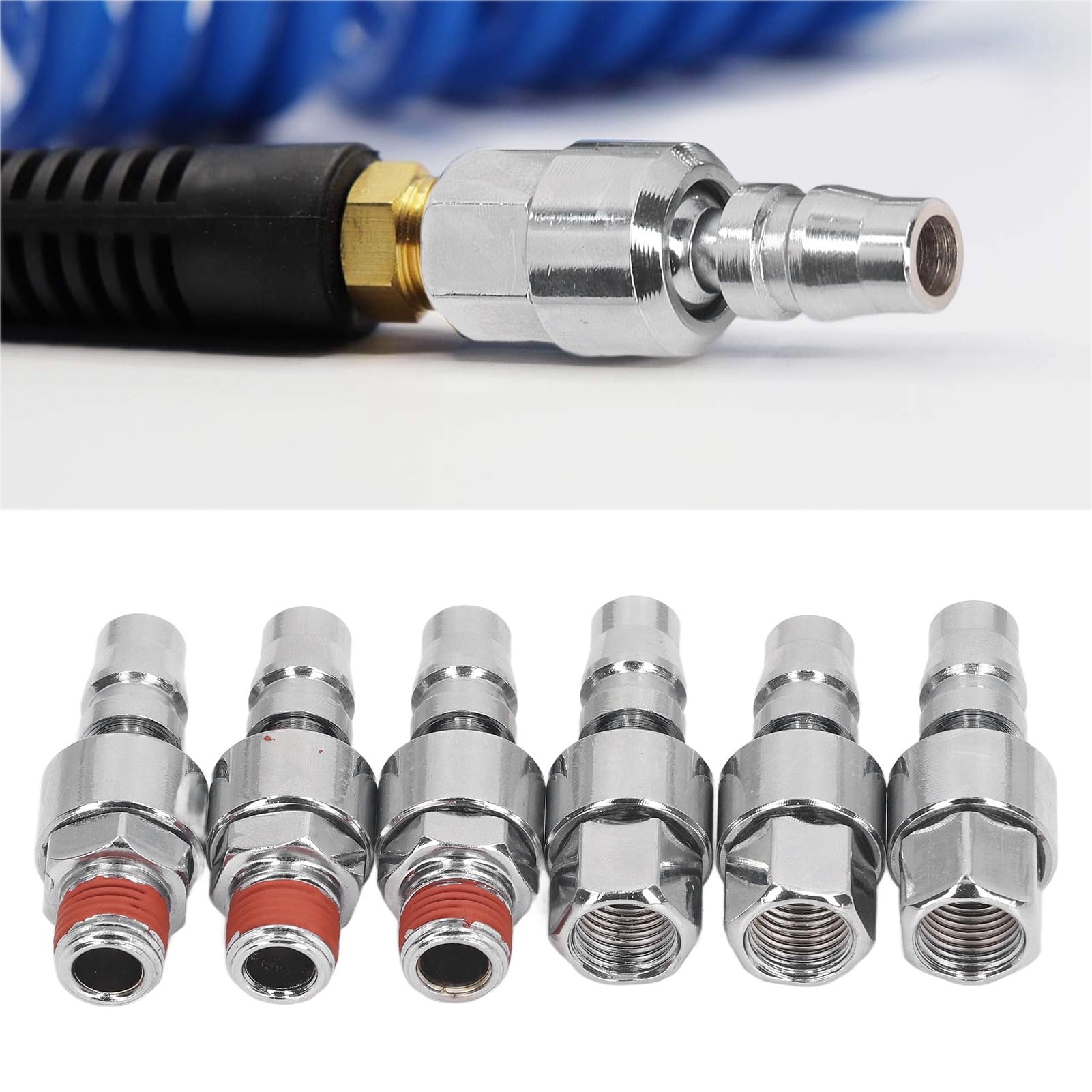 TorSor 5 Pack Air Compressor Hose Fittings PM20 to 1/4 BSP