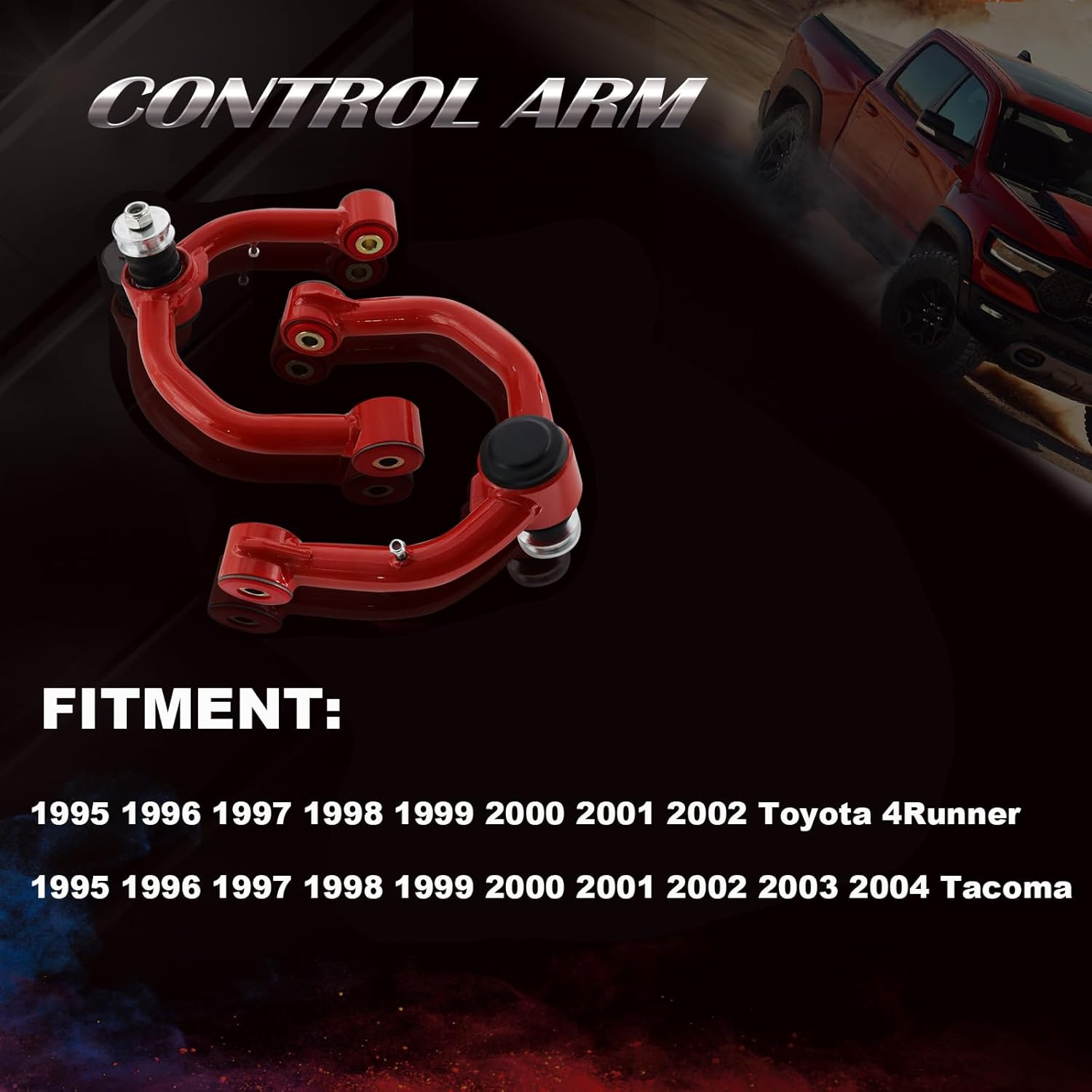 2-4" Lift Front Upper Control Arms with Ball Joint 1995-2002 4Runner / 1995-2004 Tacoma, Suspension Kit Control Arm 2pcs