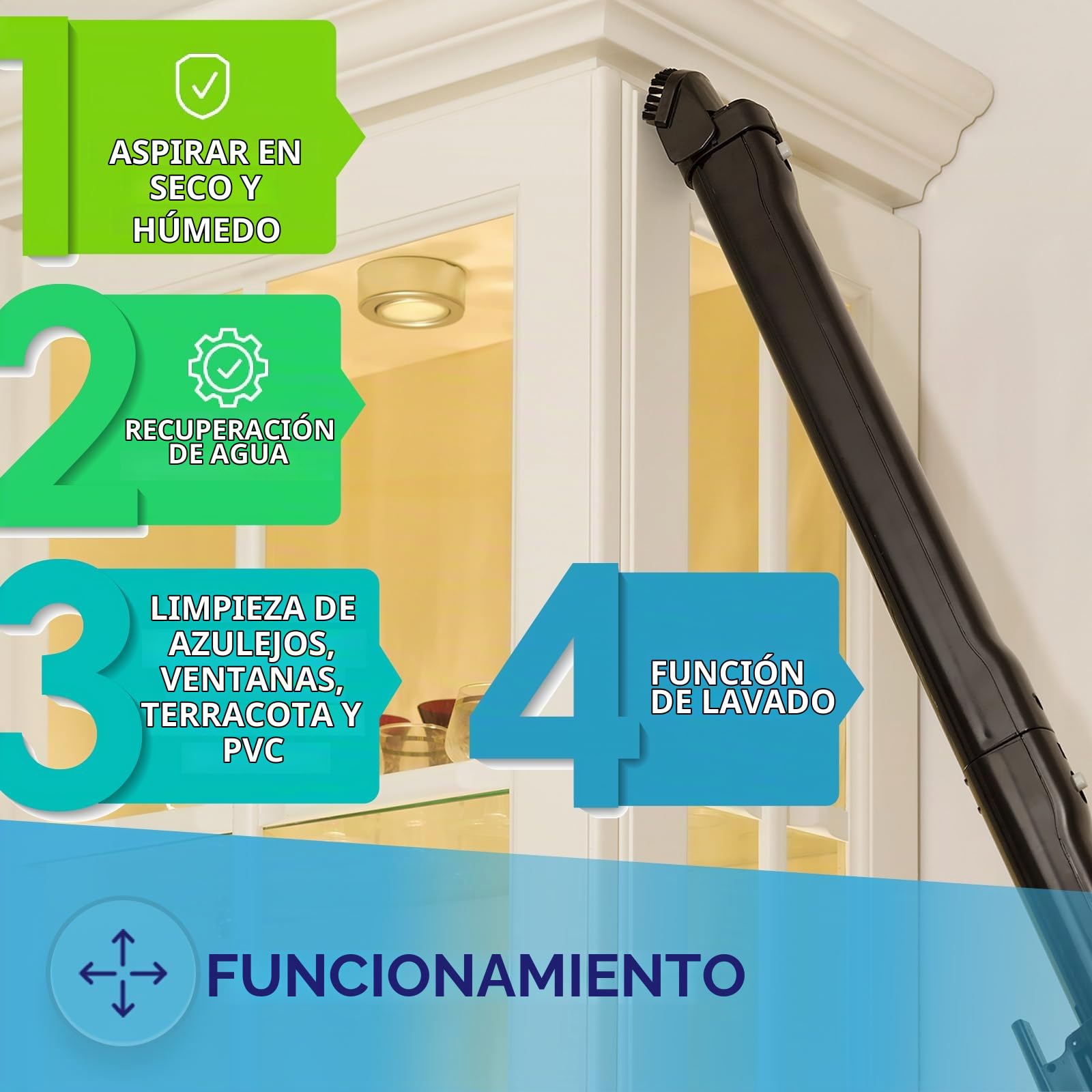 MPM MOD-22 Aspiradora Industrial Humedo/Seco 2400W