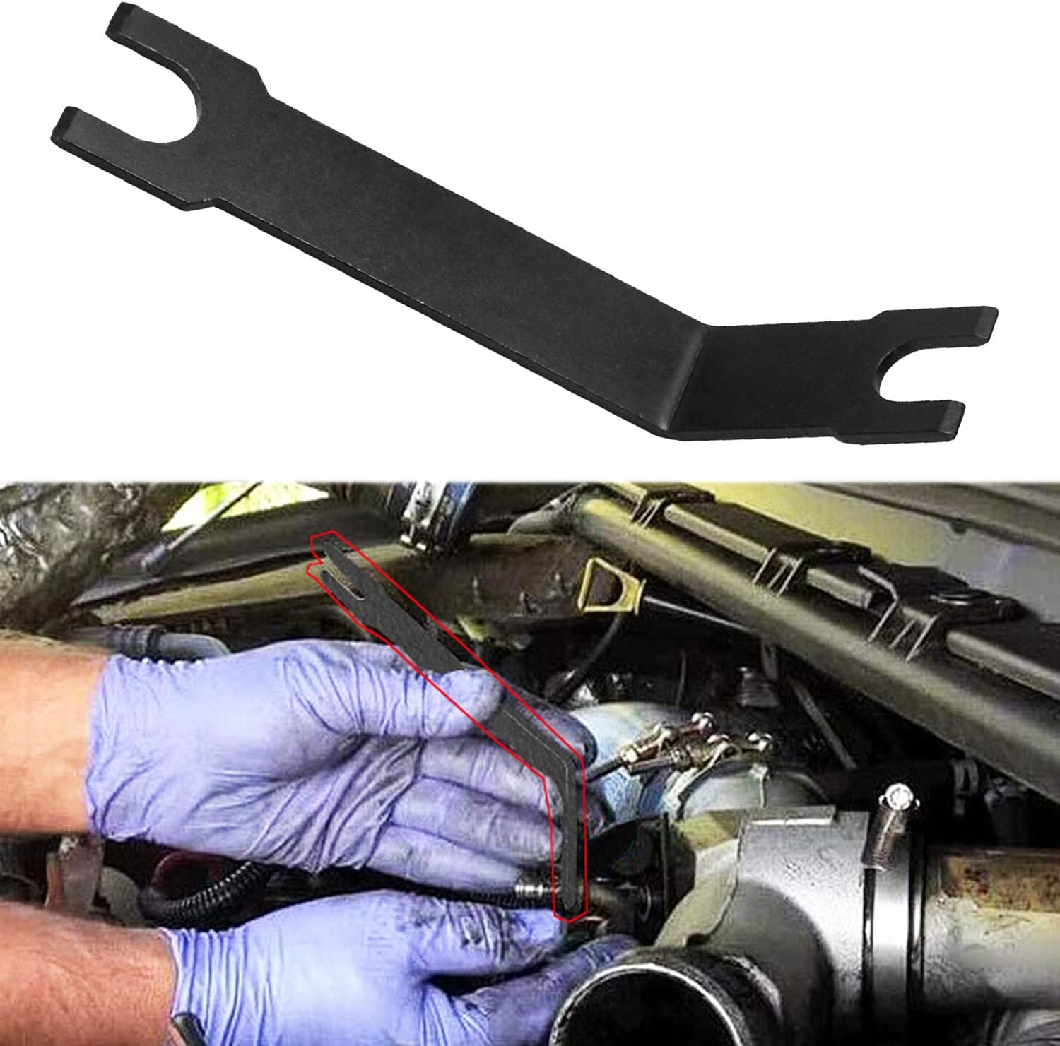 MOEBULB High Pressure Oil Line Disconnect Tool Compatible for Ford 6.0L