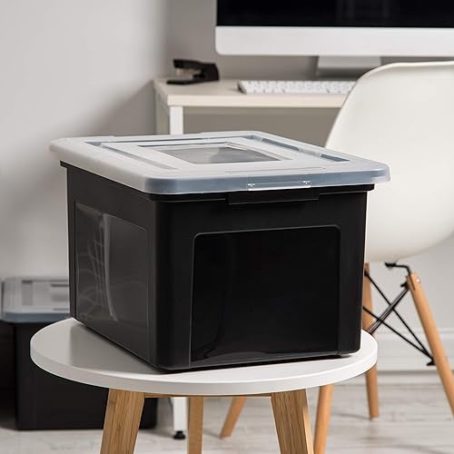 Miniatura 4 de IRIS Contenedores de almacenamiento de plástico de Estados Unidos y carpetas colgantes Pendaflex tamaño carta y legal (paquete de 25)